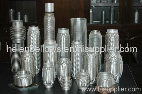 ISO/TS16949Certified Stainless Steel Inner & Outer Braid Flex Pipe