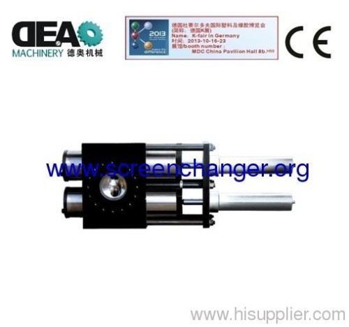 plastic extrusion hydraulic continuous screen changer