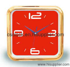 colourful square plastic clock