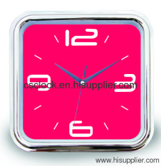 colourful square plastic clock