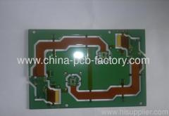 Gold plating rigid flexiable circuit board