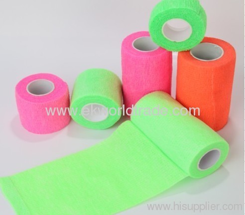 Nonwoven cohesive eastic bandage