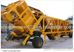 YHZS25 Mobile Concrete Mixing Plant