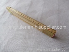 Large LOGO Size Natural Colour Birch Wood Folding Ruler