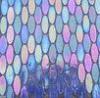 Ellipse Iridescent Glass Mosaic Tiles, Interior Exterior Glass Wall Tile