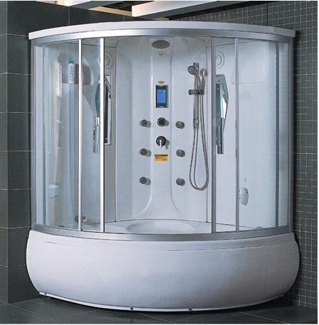 2 PERSON Corner Steam Shower Cabin. X/Large. Ozone