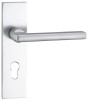 aluminum door handle and lock