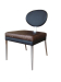 Metal Leather Dining Chair