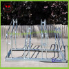 Higher and lower galvanized bike stand