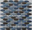 Dark Blended Porcelain Ceramic Mosaic Tiles , Square Interior Wall Tile