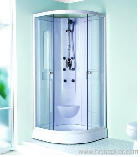 Front 5mm clear tempered glass acrylic showers cabin