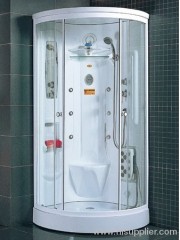 ABS and acrylic white board glass shower cabin