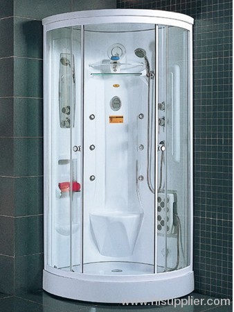 ABS and acrylic white board glass shower cabin