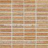 Ceramic Wooden Mosaic Polished Porcelain Tiles For Kitchen, Strip Shape