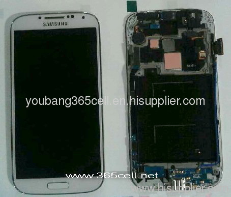 Samsung Galaxy s4 LCD and digitizer assembly with frame