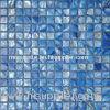 Dark Blue Eco-Friendly River Sea Shell Mosaic Tile For Bathroom Wall