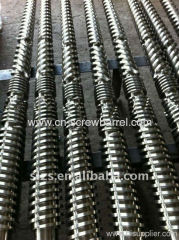 PVC parallel twin screw and barrel for plastic extruder machine