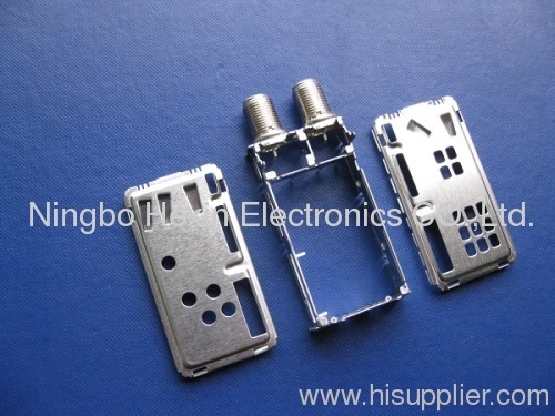 Tuner shell for set top box metal parts of tv tuner