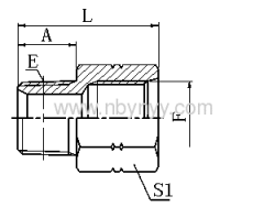 NPT MALE / SAE FEMALE HYDRAULIC ADAPTERS FITTINGS PIPE FITTING CONNECTOR