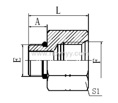 HYDRAULIC ADAPTER FITTINGS PIPE FITTING CONNECTOR COUPLING HYDRAULEC