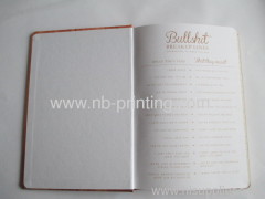 classical hardbound notebook for gift