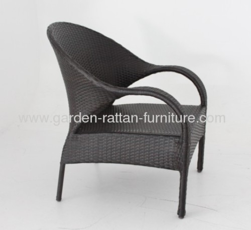 Outdoor wicker furniture garden patio single chair