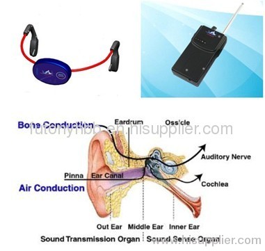 Learn to swim equipment with bone conduction tech