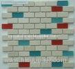 Crystal Glass Mosaic Tiles, 8mm Marble Mosaic Wall Tiles Backsplash