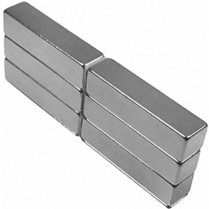 Neodymium Magnets 1 x 1/4 x 1/4 inch Bar N48