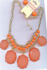 faux stone beaded necklace