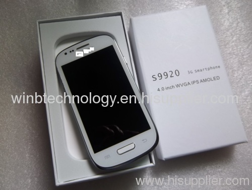 MINI S3 3g smart phone wcdma and gsm 850 900 1800 1900 mhz