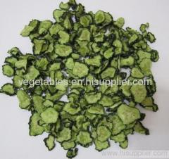 dehydrated cucumber flakes green
