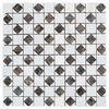 Decorative Square Granite Stone Mosaic Tile, Marble Natural Stone Mosaic Wall Tile