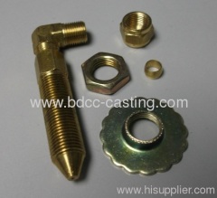 L shape nozzle part