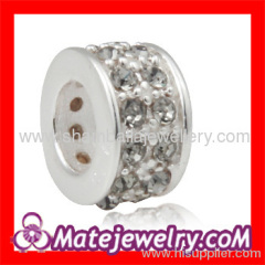 Big Hole Crystal Spacer Beads