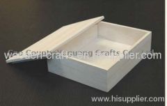 plain wooden packing box