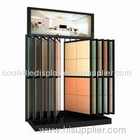 Leaf Style Exhibition Tile Display Rack