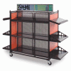 Low Gondola Store Fixture Display Shelf