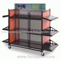 Low Gondola Store Fixture Display Shelf