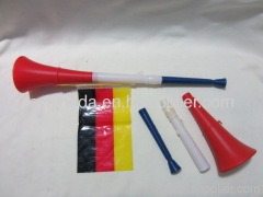 2014 Soccer Fans Horn Football Horn Cheer Up Tool-Belt hook three dismantling horn with flag