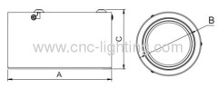 4-8Inches 10-22W Surface Mounted LED Downlight over 80Ra