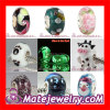 designer cute european Silver core Lampwork glass beads in bulk on sale