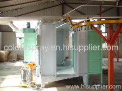 powder paint spray booth