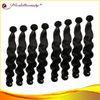 Tangle Free 1# Body Wave Chinese Remy Hair Extensions Weft , 24 Inch