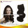 Indian Body Wave Human Hair Extensions 12 Inch With Natural Color