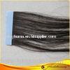 24 Inch 2# Virgin Double Sided Tape Hair Extensions Chinese For Girl