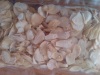 2013 new crop nature white garlic flakes B grade with root in stock