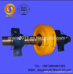 heavy cast iron pulley