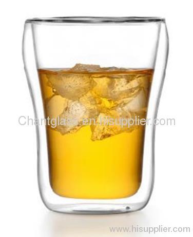 Heat-resistant Borosilicate Double Wall Glass Cups