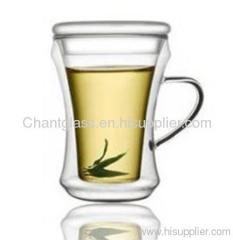 Borosilicate Double Wall Glass Tea Cups